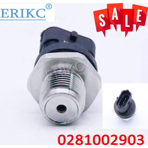 ERIKC New 1800BAR Fuel Rail Pressure Sensor 0281002903 04216218 8029116 For CUMMINS Volvo Iveco Man Fiat JACK RENAULT