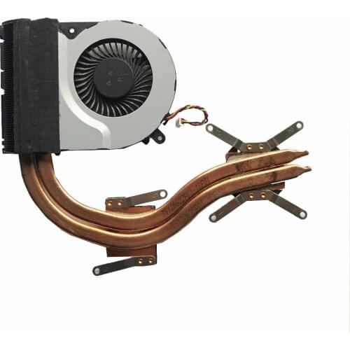 H000037360 For Toshiba L850 C850 L870 C870 L875 CPU GPU Cooling Radiator Heatsink with fan Free Shipping