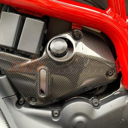 Engine Cover For Ducati Monster 821 1200 1200S Full Carbon Fiber 100