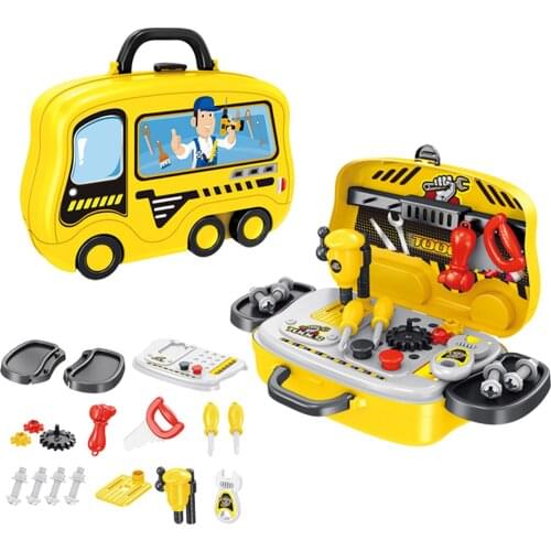 Boys Repair Tools Kit Pretend Play Toy Safe Fun Educational Toy For Children D50