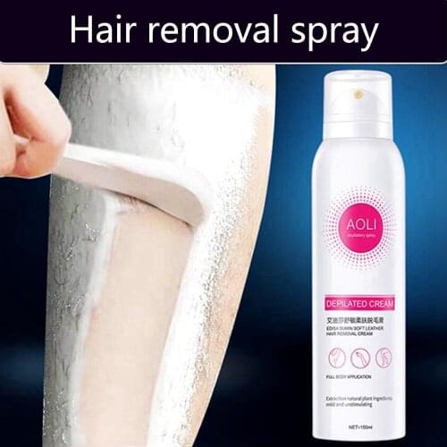 Painless Hair Removal Spray Depilatory Cream Smooth Skin Body Hair Removal Cream Foam Mousse in Spray Bottle Dropship Woman Tool