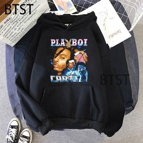 New Playboi Carti rap hip hop vintage Hoodies Women/Men Fashion Casual Harajuku Sweatshirt Graphic Streetwear Tops 90s Clothes