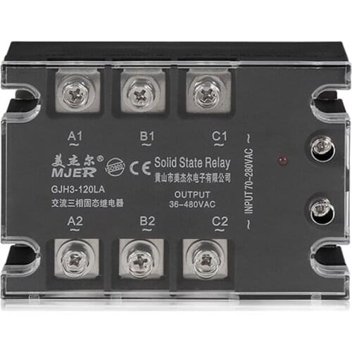 SSR 3 Phase SSR-120 AC to AC 120LA SSR Three Phase SSR 120A GJH3 120LA GJH3120LA