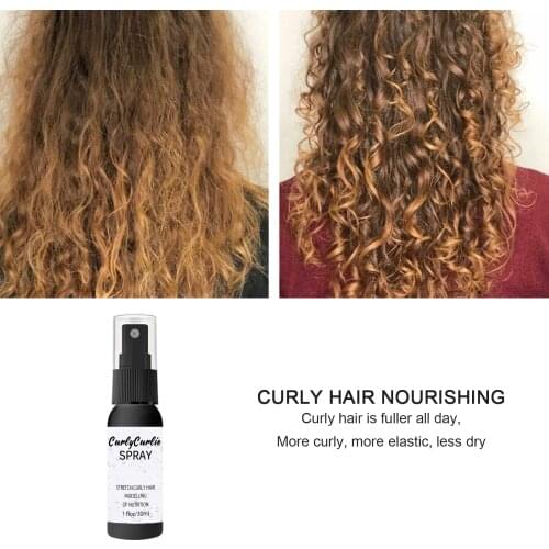 Curl Enhancers Elastin Make Hair Stereotypes Hair Moisture Care Spray Elastic Wave Hair Styling Product Modeling Hair Care