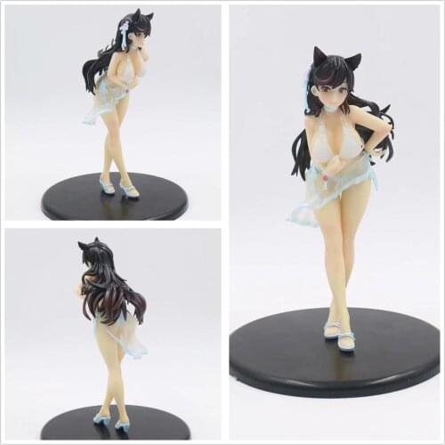 Japan Anime Sexy Girls Figure Game Azur Lane IJN Atago Cat Ear Cute PVC Action Figure Collectible Model Adult Toys Doll Gift