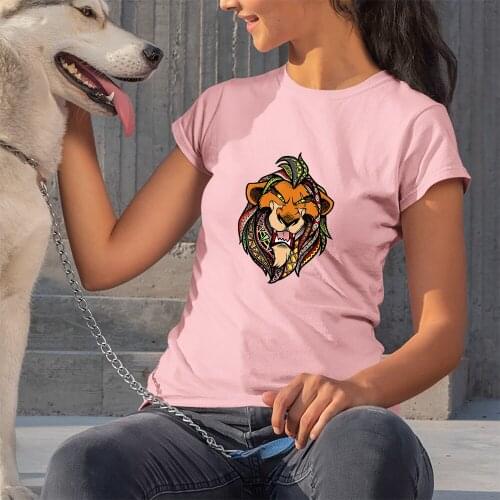 Disney Women T-Shirts Lion King Summer New Products Short Sleeve Comfortable Harajuku Dropship Trend Outdoor T Shirts Female Top