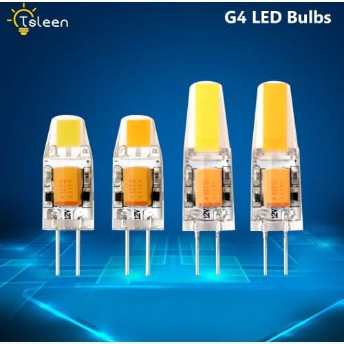 1/4/8/PCS 3W 6W LED COB Bulbs 12V AC DC LED G4 Light bulbs Lamp Silicone Bulbs Replace Halogen for Chandelier Spotlight
