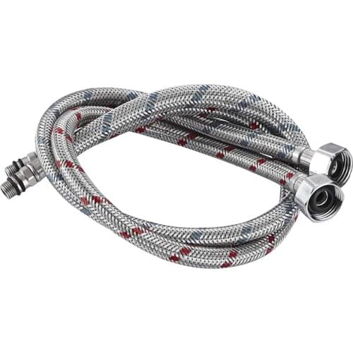 1 Pair G1/2 G3/8 G9/16 50cm Stainless Steel Flexible Plumbing Pipe Cold Hot Mixer Faucet Water Supply Hoses Bathroom Accessories