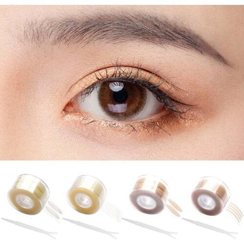 600Pcs/set Big Eyes Make Up Eyelid Sticker Double Eyelid Tape Fold Self Adhesive Stickers S/L Clear Beige Invisible Makeup Tool