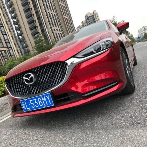 Accessories For Mazda 6 Atenza M6 2019 2020 Front Fog Light Lamp Cover Trim Garnish Foglight Molding Eyebrow Eyelid ABS