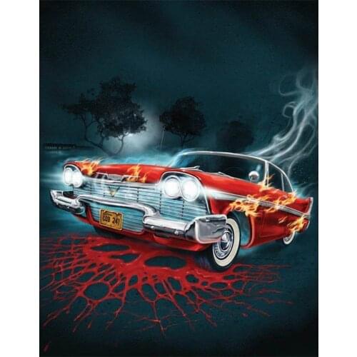 Full Square/Round Drill 5D DIY Diamond Painting "Cartoon Death car" 3D Embroidery Cross Stitch 5D Rhinestone Home Decor Gift