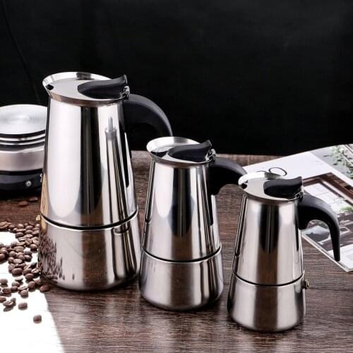 Household Stainless Steel Coffee Pot European Style Espresso Hand Brewing Appliance