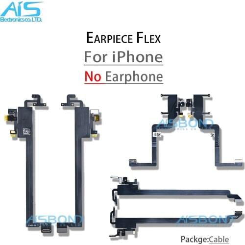 Original Ear Earpiece Proximity Light Sensor For iPhone X Xs Max XR 11 11Pro Max Sound Earphone Speaker Face Flex Cable Assembly