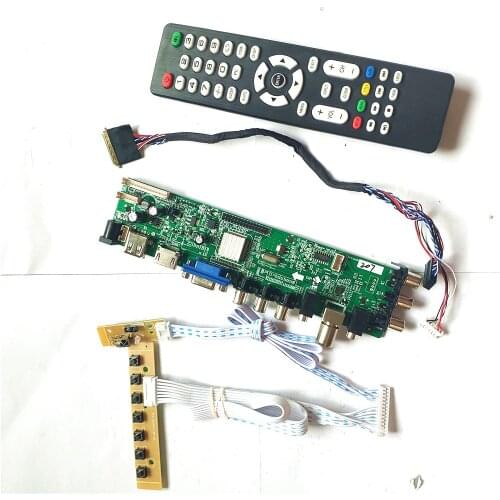 For LP116WH1-TLA1/TLB1/TLN1/TLP1 DVB 1366*768 LVDS 40PIN HDMI-Compatible VGA USB TV 3663 universal LCD Controller board