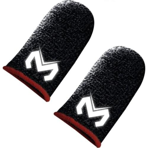 HOT 1Pair Gaming Finger Sleeve Breathable Fingertips For PUBG Mobile Games Touch Screen Finger Cots Cover Sensitive Mobile Touch