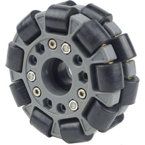 Hobbyhh 100mm Doppia Ruota Omni Plastica di Base 14049 Apply Carrelli Della Spesa Robotica Auto