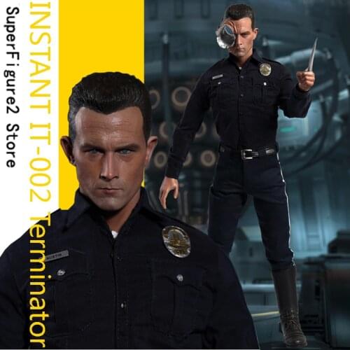 INST A N T IT-002 1/4 Scale Male Robot Mechanical Killer T1000 Full Set Action Figure Model For Collection In Stock