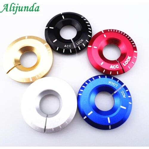 Contact circle key ring decoration trim to cover for AUDI A1 A3 A4 A6 TT for Volkswagen VW Golf 6 MK6 Bora Jetta Polo