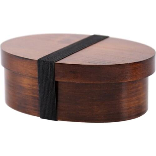Lunch Boxes With Straps For Womens Mens Adult Kids Wooden Vintage Traditional High Quality Durable 1 Pc Storage Dinnerware Set