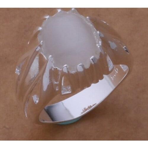 AR459 Trendy wholesale r ring, r fashion jewelry, milky stone/smart /audajlka aukajlrar plated