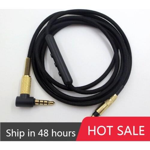 Headphone Adapter 3.5MM Audio Cable with in-Line Mic Remote Volume for Sony mdr-10r MDR-1A XB950 Z1000 MSR7 Headphones 2.19