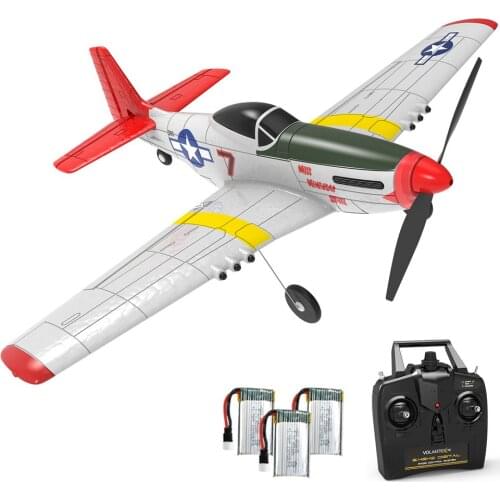 P51D 400 4CH RTF Remote Control Aircraft Fixed Wing 4-CH Control With Aileron One-key Aerobatic Fully Assembly