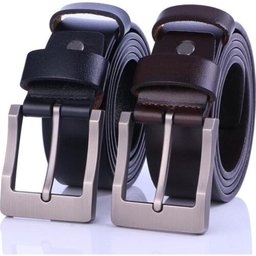 High Qualitynew Mens Leisure Belts Luxury Designer Genuine Leather Men belt Retro Pin Buckle MensBusiness fashion cowhide belt