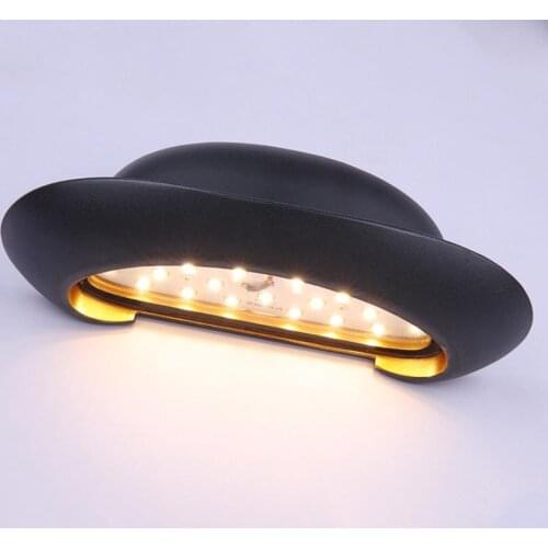 Modern minimalist LED aluminum wall lamps bedside bathroom light creative Bedroom aisle New style hat wall light