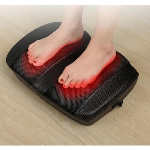 Therapy Shiatsu Foot Massager Machine with Heat Deep Kneading ABS Electric Infrared Foot Massage Roller