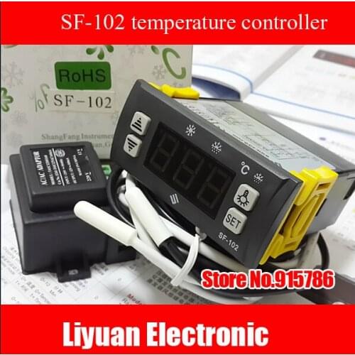 Digital display thermostat SF-102 temperature controller, 20A Electronic temperature regulator Quaranteed 100