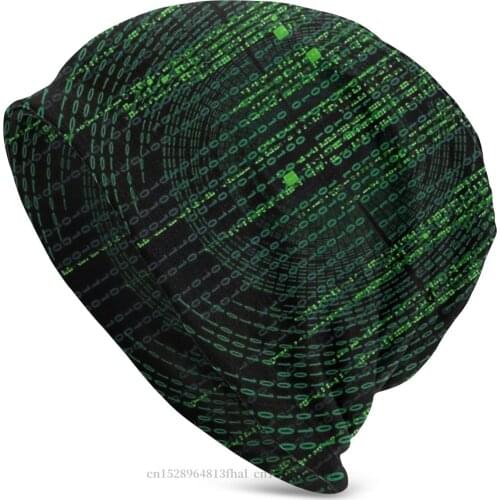 Knitting Hat Code Winter Warm Beanie Caps For Men Women The Matrix Neo Anderson Morpheus Film Skullies Beanies Caps Bonnet Hats