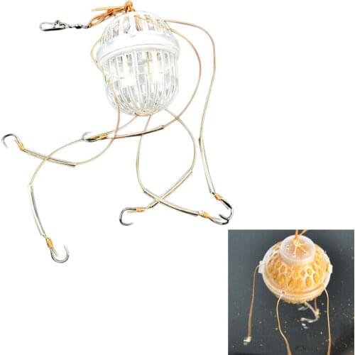 Explosion hook Fishing Tackle Sea Box Hook Monsters Strong Carbon Steel Plastics Carp Spherical Explosion Hooks Tool