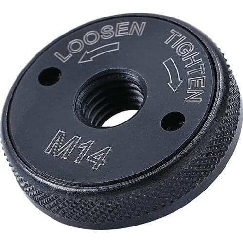 1Pc M14 Thread Angle Grinder Locking Plate Chuck Tools Inner Outer Flange Nut Quick Release Clamping Nuts Power Replacement