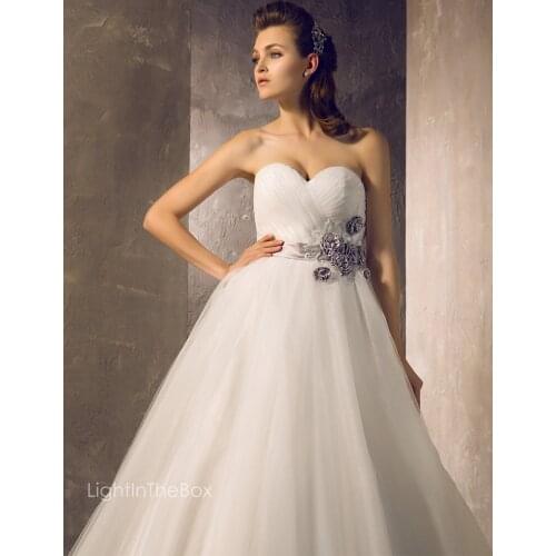 Free shipping Cheap robe de soiree vestido de noiva 2016 bridal ball gown new sweetheart casamento bride belt wedding Dresses