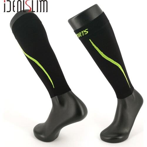 IDEALSLIM 1 Pair calf support leggings breathable pressure knee pads Basketball elastic warm legs Compression Shin Guard