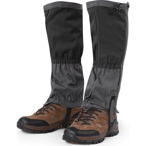 1 Pair Unisex Outdoor Waterproof Leg Covers Legging Gaiter Climbing Camping Hiking Ski Boot Travel Shoe Gaiters Leg Protection