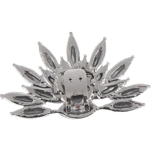 1PCS Women Girls Shoe Clip Buckle Rhinestone Decoration Wedding Floral Fashion Women Accessories