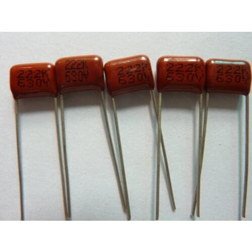 10pcs CBB 222 630V 222K CBB21 0.022UF 2.2nF P8 Metallized Polypropylene Film Capacitor