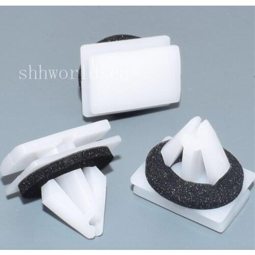 Shhworldsea Moulding Clips Rocker Panel Retainer clip car platic fastener auto plastic rivet automoitve clips