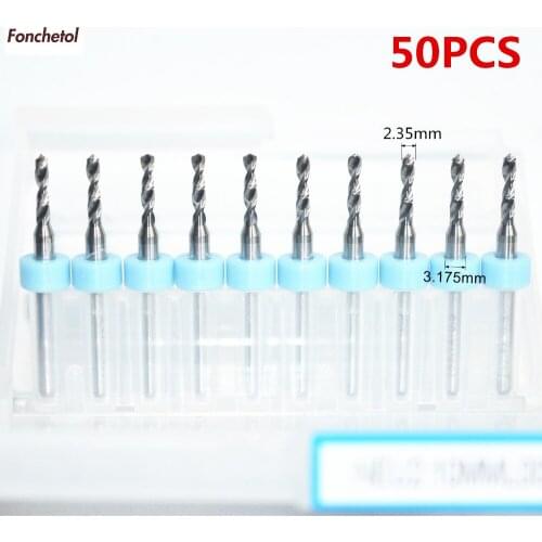 2.35mm-50 CNC computer machine solid carbide micro Drill bit,Printed Circuit Board Drill Bit,SMT,plastic and copper