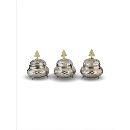 Morya Copper Spice Jars Set Kitchen Organizer Seasoning Bottle Colorful Lid Kitchen Condiment Cruet Storage Container 3 Pcs