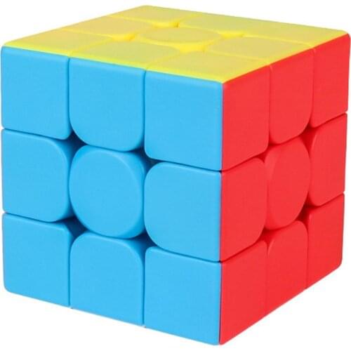 3x3x3 Magic Cube Stickerless Design Kids Adults Antistress Game Puzzle Mental Development Educational Toy