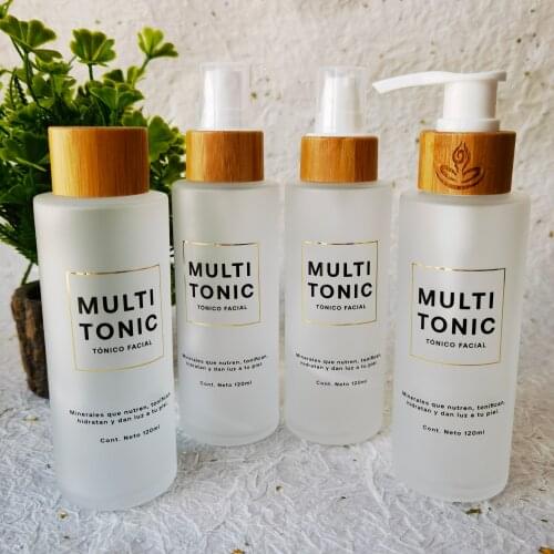 Bamboo cover bamboo Mist spray 50ml 100ML 150ML Frosted glass lotion pump bamboo lotion bottle 30ml Frosted Glass Spray Bottle