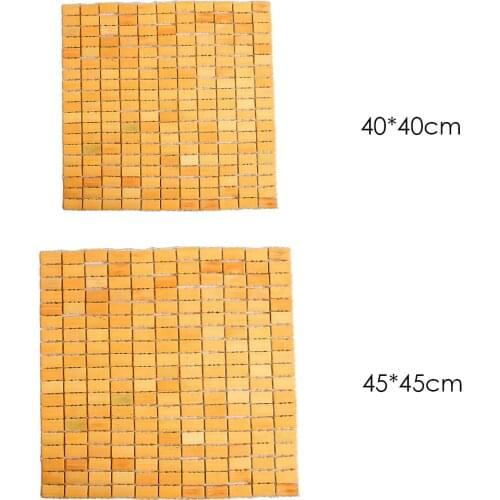 Summer Cool Mat Bamboo Mahjong Mat Office Chair Cushion Car Seat Mat Namboo Mat for Auto Office Supplies