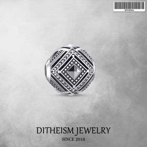 DIY Beads Africa Ornament Charm 5mm Hole,2018 Fashion Silver Jewelry Trendy Gift For Women Girl Fit Bracelets Necklace Choker