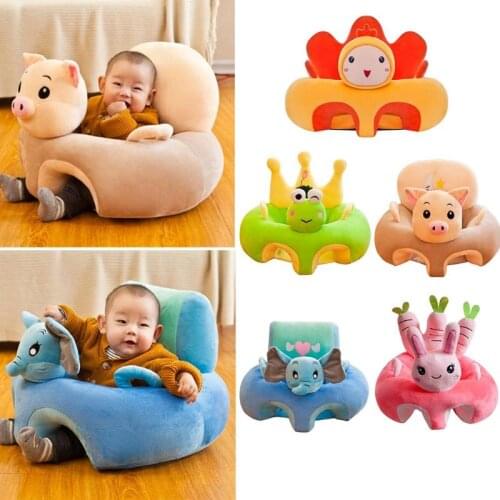 Creative Cartoon Baby Sofa Cover Super Soft Crystal Learning to Sit Seat Feeding Chair Case Delicate and Comfortable Feature