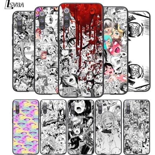 Anime girl cartoon japan Soft TPU For Xiaomi Mi 11i 11 10T 10 9T 9 A3 8 Lite CC9 SE Note10 Lite Ultra Pro Black Phone Case