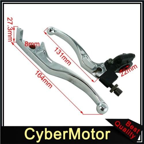 Chrmoed Brake Clutch Handle Lever For Chinese CRF50 CRF70 SSR KLX110 Thumpstar Kayo Lifan Pit Dirt Trail Bike 50cc-160cc