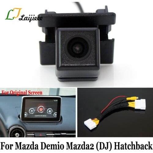 For Mazda Demio 2 Mazda2 DJ 5-Door Hatchback / 28 Pin Reverse Camera Interface For Original Screen Compatible Rear View Camera