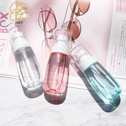 1PC 30/60/100ml Travel Sub-Bottled Sunscreen Spray Bottle Customized Can Transparent Plastic Bottle For Travel Convenience bottl